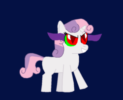 Size: 784x638 | Tagged: safe, sweetie belle, g4, dark magic, sombra eyes