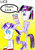 Size: 900x1284 | Tagged: safe, artist:zigaudrey, rarity, twilight sparkle, g4, lice