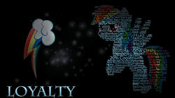 Size: 1920x1080 | Tagged: safe, artist:shadesofeverfree, rainbow dash, g4, typography, wallpaper