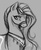 Size: 744x906 | Tagged: safe, artist:valkyrie-girl, amira, pony, saddle arabian, g4, delegate, female, gray background, grayscale, mare, monochrome, saddle arabia, simple background, sketch, solo