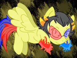 Size: 960x720 | Tagged: safe, homestuck, ponified, sollux captor