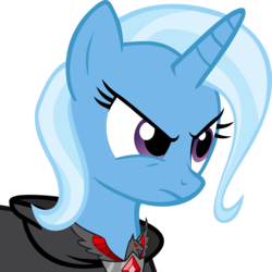 Size: 5000x5000 | Tagged: safe, artist:racefox, trixie, pony, unicorn, g4, magic duel, absurd resolution, alicorn amulet, female, mare, simple background, solo, transparent background, vector