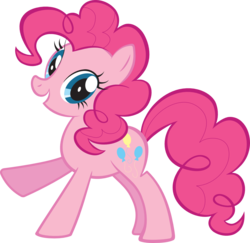 Size: 1233x1199 | Tagged: safe, pinkie pie, earth pony, pony, g4, official, female, mare, simple background, solo, stock vector, transparent background, vector