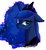 Size: 501x539 | Tagged: safe, artist:kourabiedes, princess luna, pony, g4, bust, female, floppy ears, head, looking at you, portrait, solo