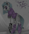 Size: 712x850 | Tagged: dead source, safe, artist:ruthiie-cat, marble pie, earth pony, pony, ask isolated inkie pie, g4, ask, clothes, doll, female, mare, plushie, ragdoll, socks, solo, sweater, thank you, toy