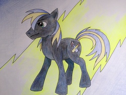 Size: 3264x2448 | Tagged: safe, oc, oc only, oc:dusk shine, earth pony, pony, male, solo, stallion, traditional art