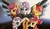 Size: 4393x2551 | Tagged: safe, artist:1vladislav, apple bloom, scootaloo, sweetie belle, g4, artificial wings, augmented, cutie mark crusaders, hoofbump, mechanical wing, older, wings