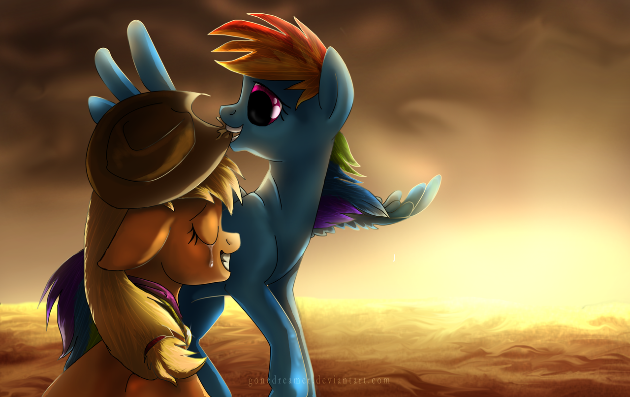 <b>Applejack</b> X <b>Rainbow</b> <b>Dash</b> shipping. 