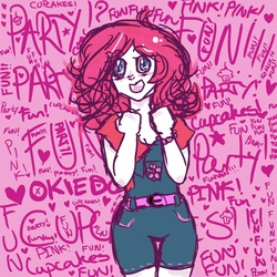 Size: 1200x1200 | Tagged: safe, artist:walk-onthe-wild-side, pinkie pie, human, g4, humanized