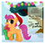 Size: 723x714 | Tagged: safe, artist:nauticaldog, scootaloo, pony, g4, christmas lights, female, hat, present, santa hat, snow, solo, tree