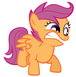 Size: 6156x6240 | Tagged: safe, artist:fallingferret, scootaloo, pony, g4, absurd resolution, female, simple background, solo, transparent background, vector