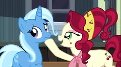 Size: 1280x714 | Tagged: safe, edit, edited screencap, screencap, cherry jubilee, trixie, g4, the last roundup, character swap, exploitable, madame jubilee, meme, template