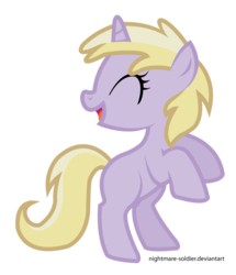 Size: 666x775 | Tagged: safe, artist:nightmare-soldier, dinky hooves, pony, g4, female, simple background, solo, transparent background, vector