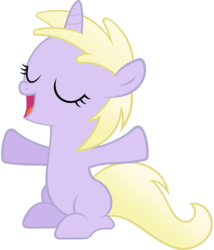 Size: 6000x7000 | Tagged: safe, artist:derpwave, dinky hooves, pony, g4, absurd resolution, female, simple background, solo, transparent background, vector