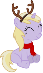 Size: 2631x4398 | Tagged: safe, artist:axemgr, dinky hooves, pony, g4, christmas, female, simple background, solo, transparent background, vector