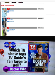 Size: 958x1302 | Tagged: safe, rainbow dash, g4, doctor who, the walking dead, tvguide