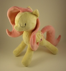 Size: 2380x2552 | Tagged: safe, artist:ferbii, fluttershy, pony, g4, irl, photo, plushie, solo