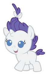 Size: 900x1424 | Tagged: safe, artist:marianhawke, rarity, pony, g4, foal, simple background, solo, vector, white background