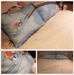 Size: 893x905 | Tagged: safe, rainbow dash, g4, photo, pillow