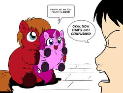 Size: 800x600 | Tagged: safe, artist:halonut, artist:marcusmaximus, fluffy pony, human, colored, doll