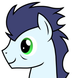 Size: 900x969 | Tagged: safe, artist:rainbowderp98, soarin', pegasus, pony, g4, bust, male, simple background, solo, stallion, transparent background
