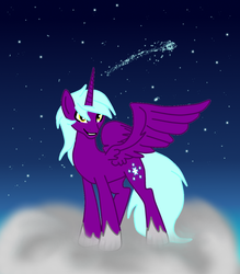 Size: 837x955 | Tagged: safe, artist:chromadraws, oc, oc only, alicorn, pony, alicorn oc