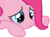 Size: 6685x5000 | Tagged: safe, artist:missloodee, pinkie pie, earth pony, pony, g4, absurd resolution, crying, female, look of betrayal, sad, simple background, solo, transparent background, vector