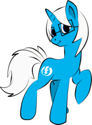 Size: 900x1220 | Tagged: safe, oc, oc only, full body, glasses, raised hoof, simple background, solo, transparent background