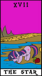 Size: 780x1400 | Tagged: safe, artist:theuglyother, twilight sparkle, g4, tarot card