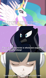 Size: 679x1128 | Tagged: safe, princess celestia, princess luna, g4, comic, elesa, meme, pokémon