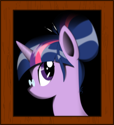 Size: 4622x5094 | Tagged: safe, artist:elirunes, twilight sparkle, pony, g4, absurd resolution, alternate hairstyle, female, glasses, hair bun, solo, vector