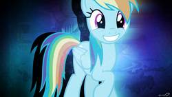 Size: 1920x1080 | Tagged: safe, artist:pixiepea, rainbow dash, g4, faic, wallpaper