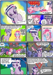 Size: 1500x2124 | Tagged: safe, artist:theuglyother, pinkie pie, twilight sparkle, comic:pinkie's night out, g4, comic