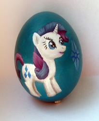 Size: 1001x1221 | Tagged: safe, artist:daoldhorse, rarity, pony, g4, egg, solo