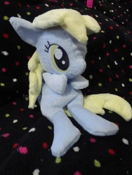 Size: 2346x3128 | Tagged: safe, artist:fallenpeach, derpy hooves, pegasus, pony, g4, beanie (plushie), female, irl, mare, photo, plushie, solo