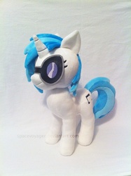 Size: 896x1200 | Tagged: safe, artist:planetplush, dj pon-3, vinyl scratch, pony, g4, irl, photo, plushie, solo