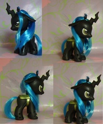 Size: 783x942 | Tagged: safe, artist:sanadaookmai, queen chrysalis, g4, brushable, customized toy, female, filly, irl, photo, solo, toy