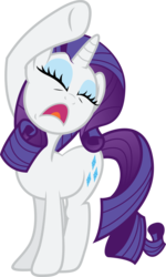 Size: 900x1504 | Tagged: safe, rarity, pony, unicorn, g4, dramatic pose, female, mare, simple background, solo, transparent background, vector