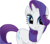 Size: 1571x1381 | Tagged: safe, rarity, pony, g4, cute, female, grin, hair over one eye, looking at you, simple background, smiling, solo, transparent background, vector