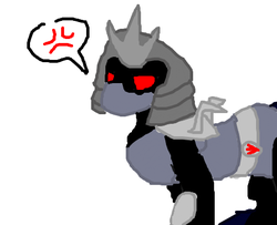 Size: 462x376 | Tagged: safe, ch'rell, ponified, teenage mutant ninja turtles, the shredder