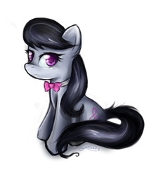 Size: 800x900 | Tagged: safe, artist:oreokeki, octavia melody, earth pony, pony, g4, female, sitting, solo