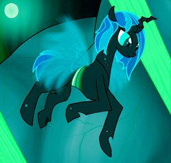 Size: 404x384 | Tagged: safe, edit, oc, oc only, changeling, flying