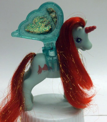 Size: 498x567 | Tagged: safe, copper glow, alicorn, pegasus, pony, unicorn, g2, irl, photo, toy, winged unicorn