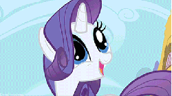 Size: 395x222 | Tagged: safe, screencap, rarity, pony, g4, animated, carousel boutique, female, low frequency flashing, montage, solo