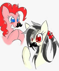 Size: 719x863 | Tagged: safe, artist:silver723, pinkie pie, oc, g4, moustache