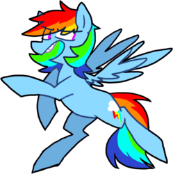 Size: 799x801 | Tagged: safe, artist:ghost, rainbow dash, pony, g4, female, solo