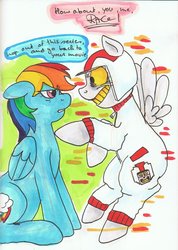 Size: 900x1261 | Tagged: safe, rainbow dash, g4, ponified, racing, turbo, wreck-it ralph