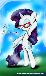 Size: 1716x2825 | Tagged: safe, artist:jcosneverexisted, rarity, pony, g4, female, glasses, solo