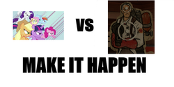 Size: 1024x513 | Tagged: safe, applejack, fluttershy, pinkie pie, rainbow dash, rarity, twilight sparkle, g4, exploitable meme, make it happen, mane six, meem, team fortress 2