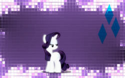 Size: 1920x1200 | Tagged: safe, artist:dillpickles12293, rarity, pony, g4, cutie mark, female, solo, vector, wallpaper